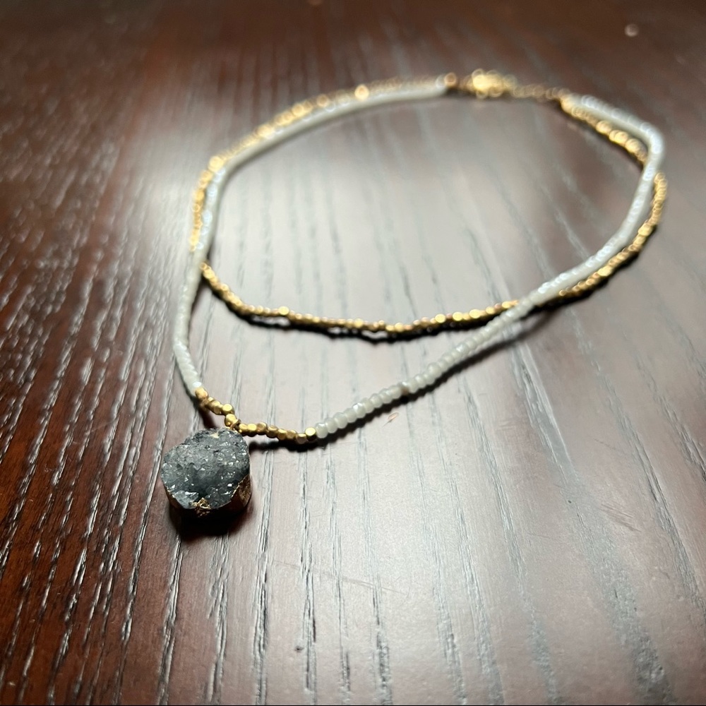 Layered Stone Necklace
